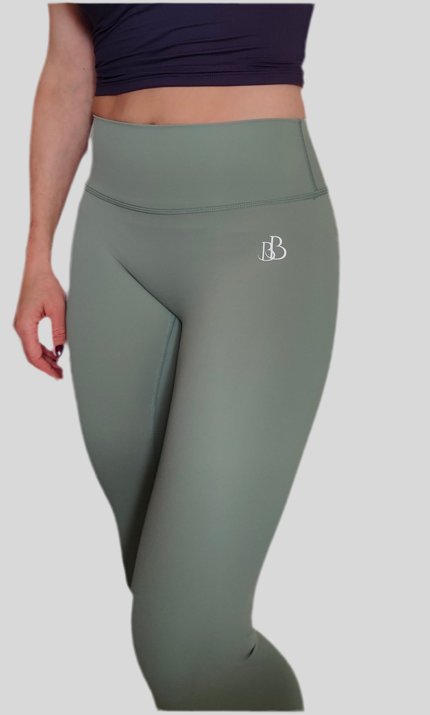 Full Length Leggings - Soft Olive 26”