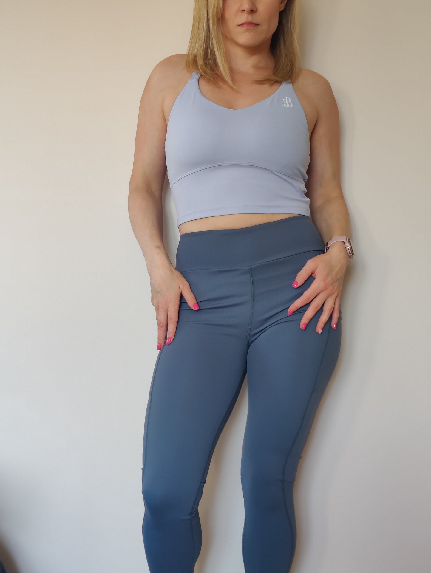 Lifestyle Leggings - Teal Blue 27” Inside Leg