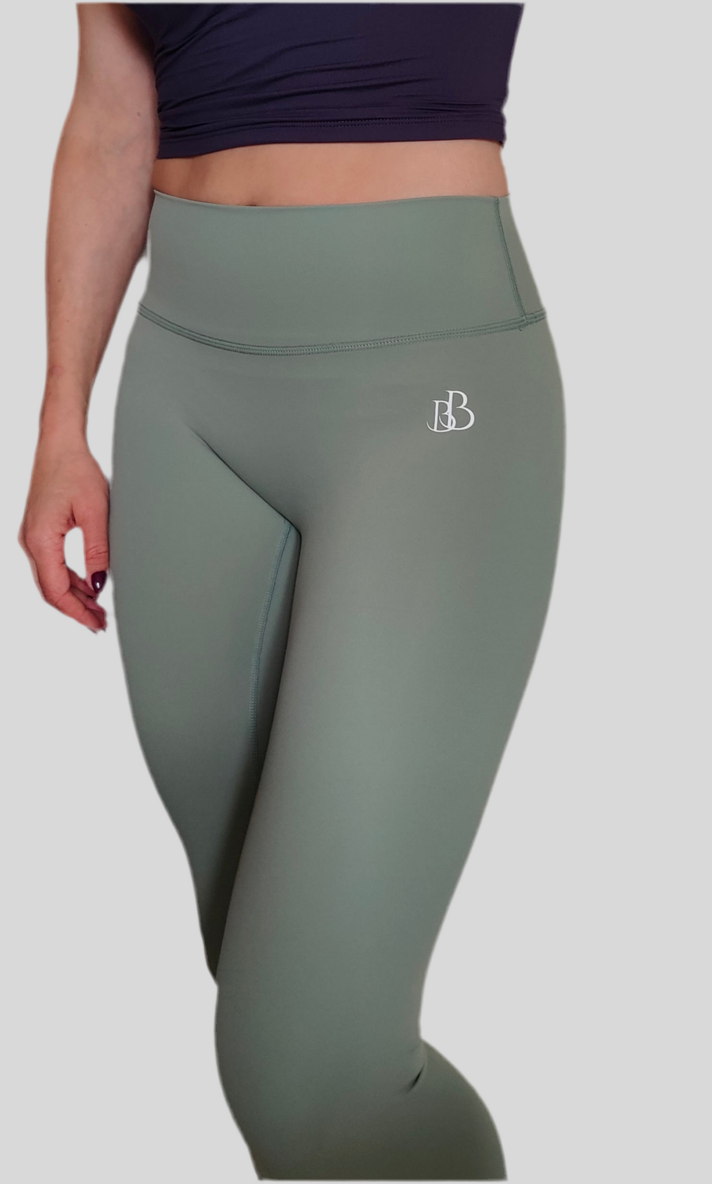 Full Length Leggings - Soft Olive 26”